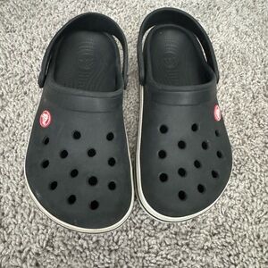 Used Kids Black Clogs - size 3